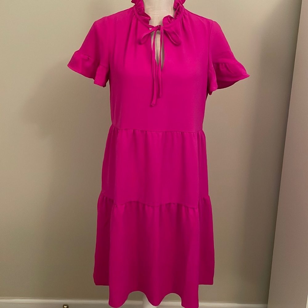 DKNY tiered ruffle dress - size 6 - NWT